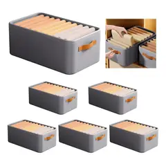 EINICIO - Set 8 Cajas Organizadoras Plegables De Tela Para Almacenaje