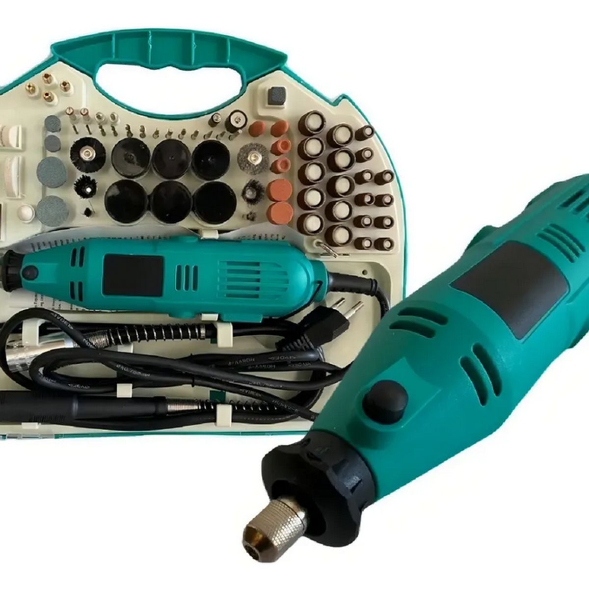 GENERICO - Mini Torno Rotatorio Profesional + Accesorios