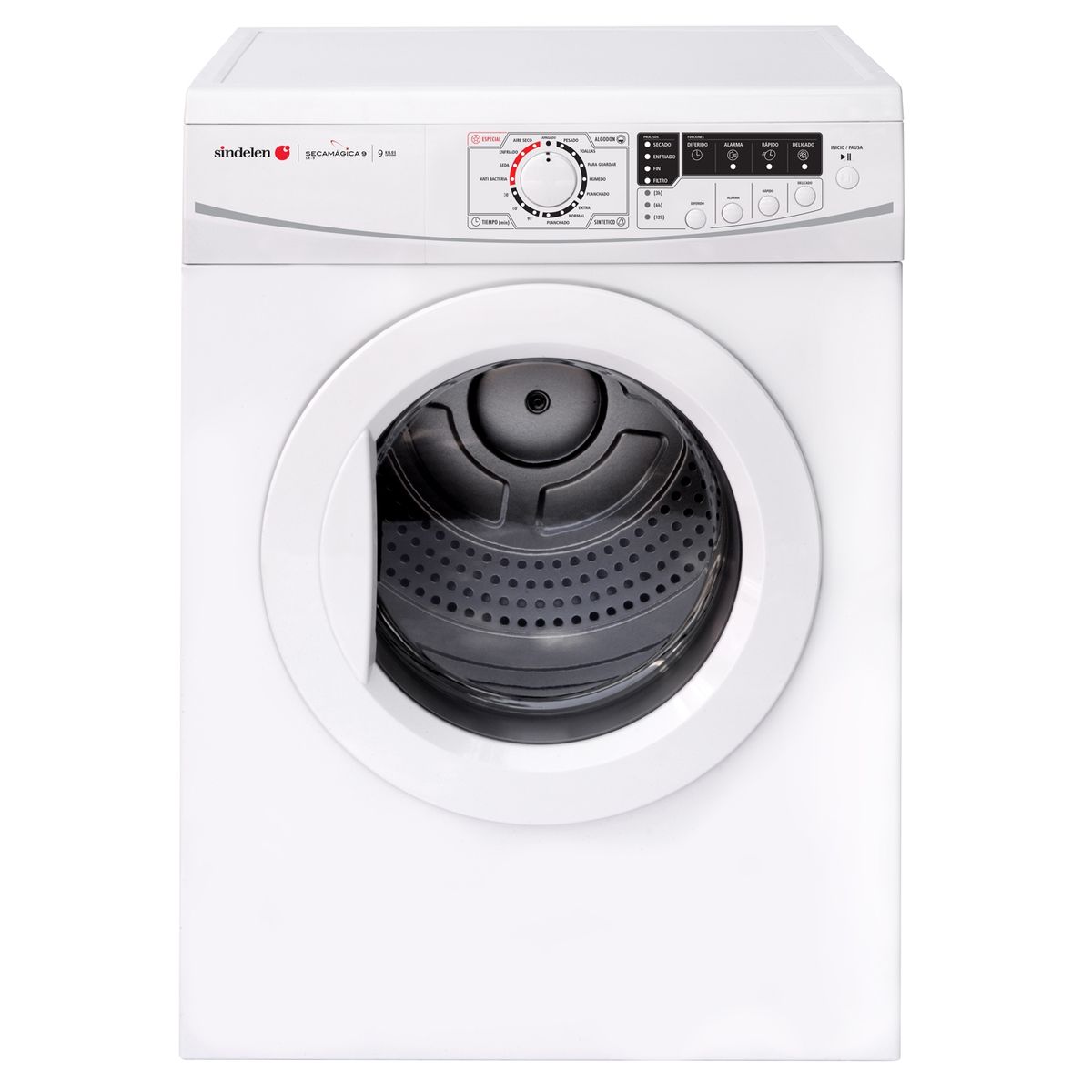 SINDELEN - Secadora Eléctrica 9 Kg  Evacuación SR-9BL Sindelen