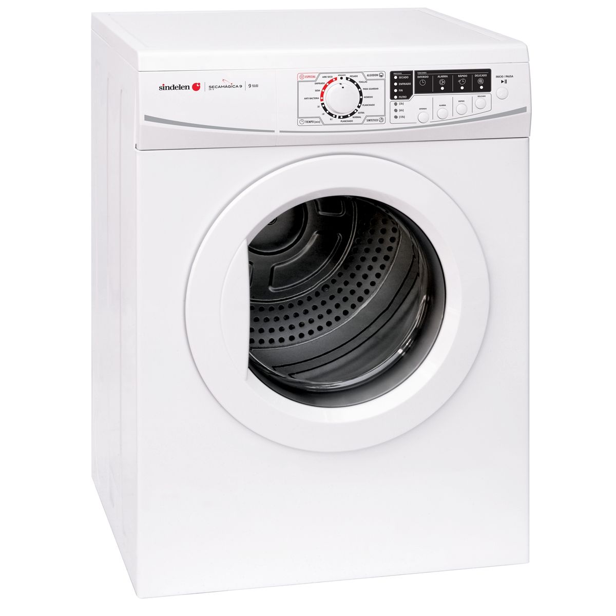 SINDELEN - Secadora Eléctrica 9 Kg  Evacuación SR-9BL Sindelen