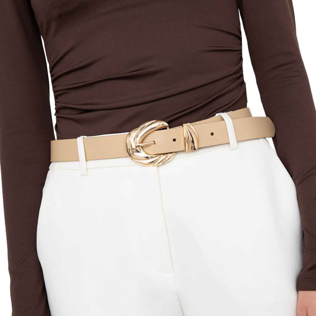 GACEL - Cinturon mujer Gacel taupe