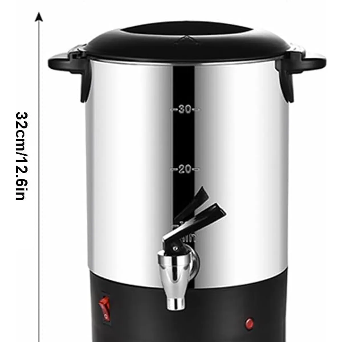 EVERSO - Cafetera De Acero Inoxidable De 55l 30tazas Para Comercial