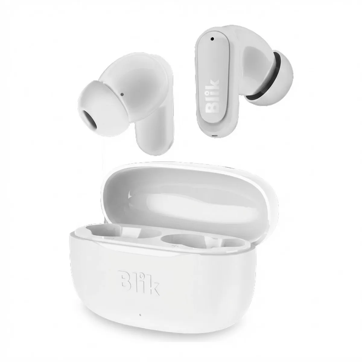 BLIK - Audifonos Bluetooth Inalámbricos Blik Air500 Blanco 30 hrs