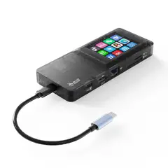 GENERICO - Hub Exodia Aura H1 con Streamdeck Touch USB C, 8 en 1