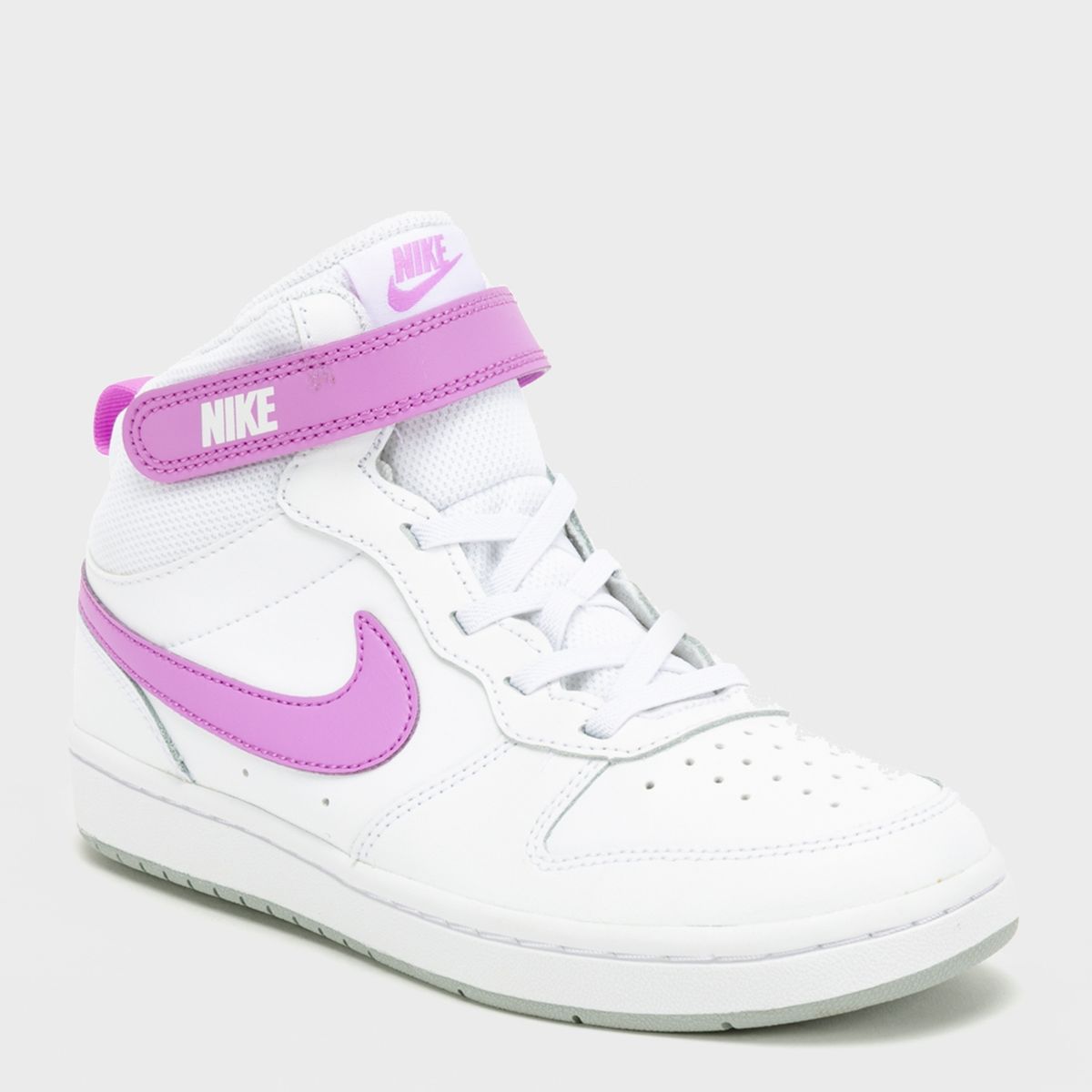 NIKE - Court Borough Mid 2 (Psv) Zapatilla Urbana Niña Blanca