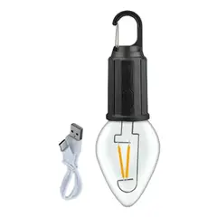 GENERICO - Ampolleta Recargable Portátil Usb Camping Emergencia Gancho