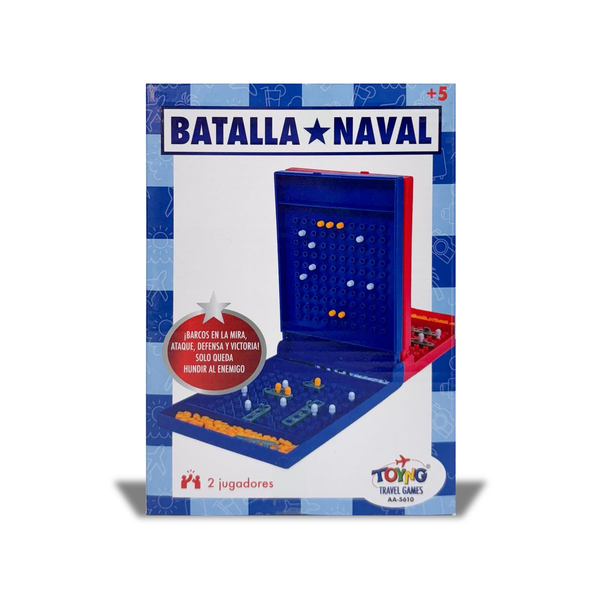 TOYNG - Juego de Mesa Travel Game Batalla Naval – Toyng