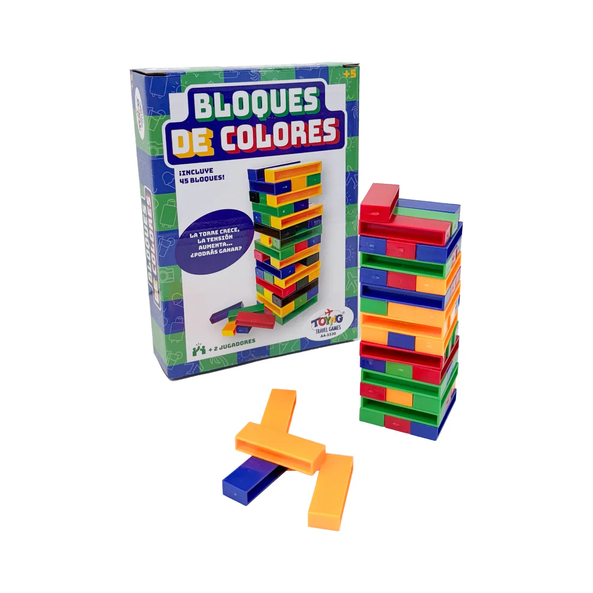 TOYNG - Juego de Mesa Travel Game Bloques de Colores – Toyng