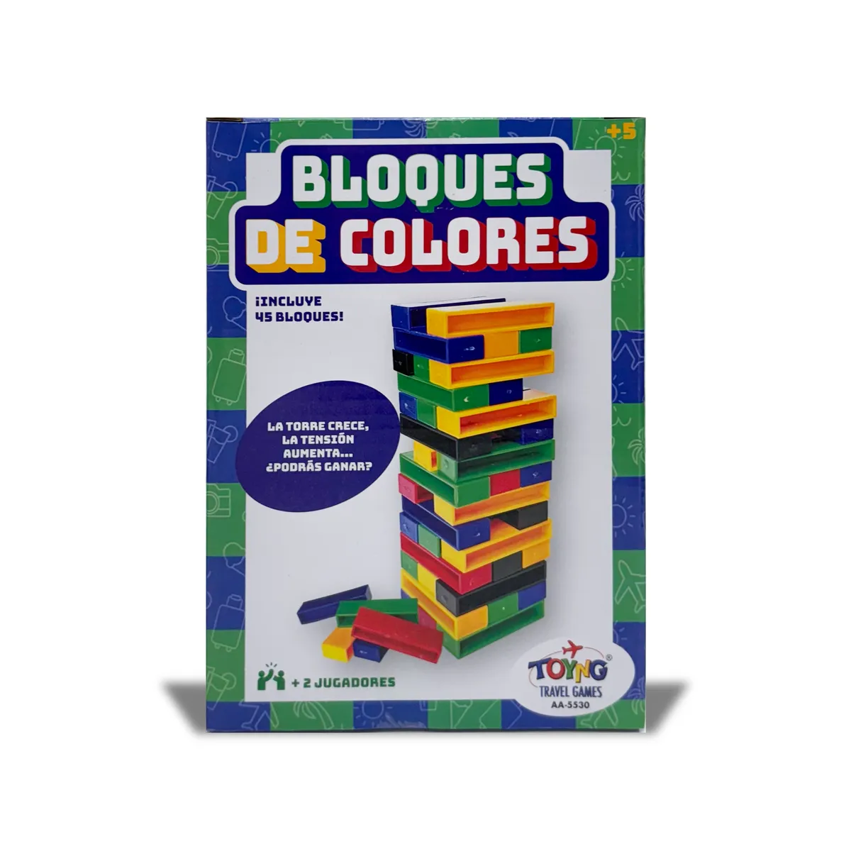 TOYNG - Juego de Mesa Travel Game Bloques de Colores – Toyng