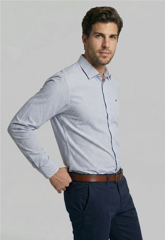 FEROUCH Camisa Smart Casual Calabasas Navy