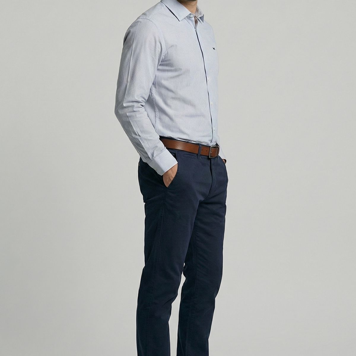FEROUCH - Camisa Smart Casual Calabasas Navy Ferouch