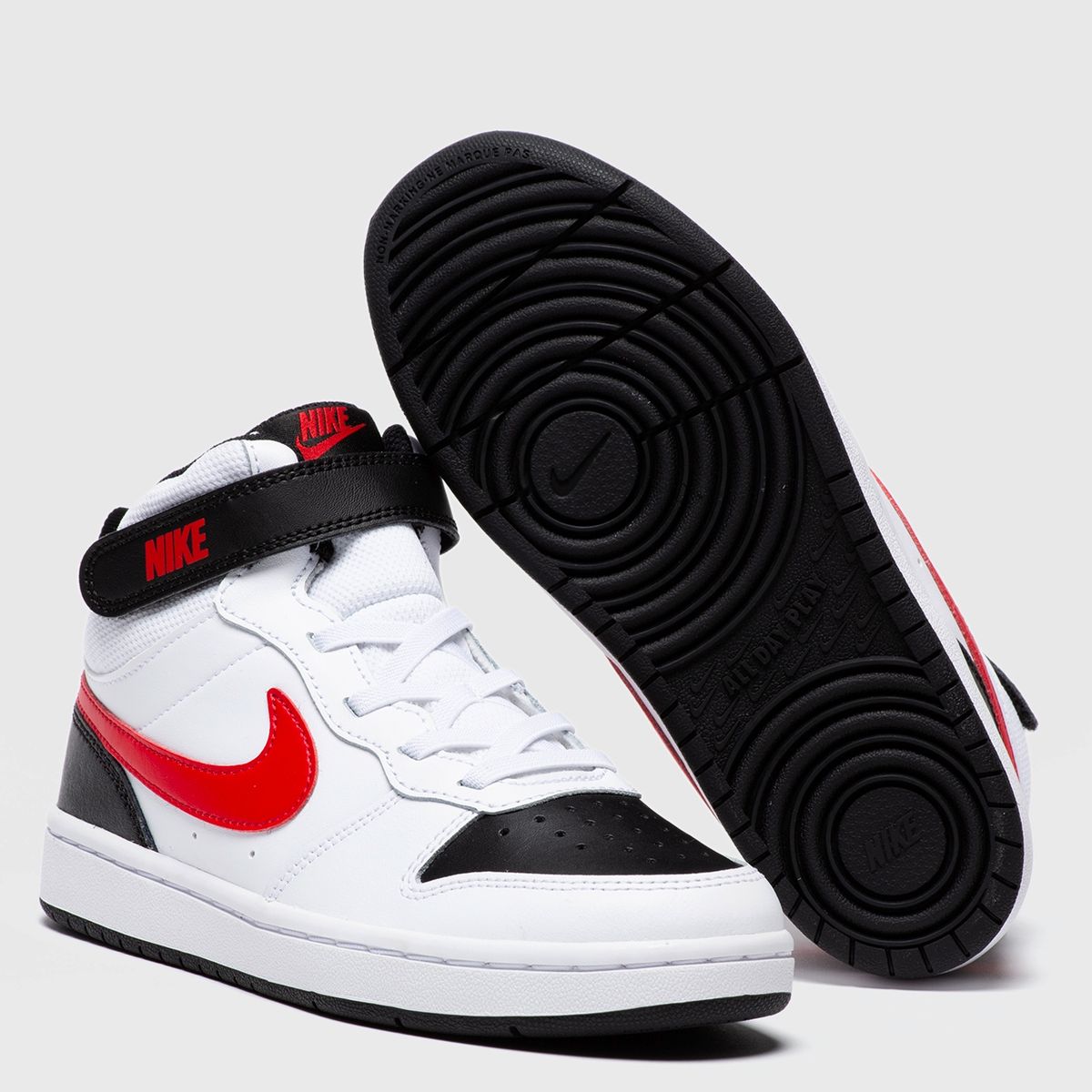 NIKE - Court Borough Mid 2 Zapatilla Urbana Niño Blanco (27 a 34) Nike