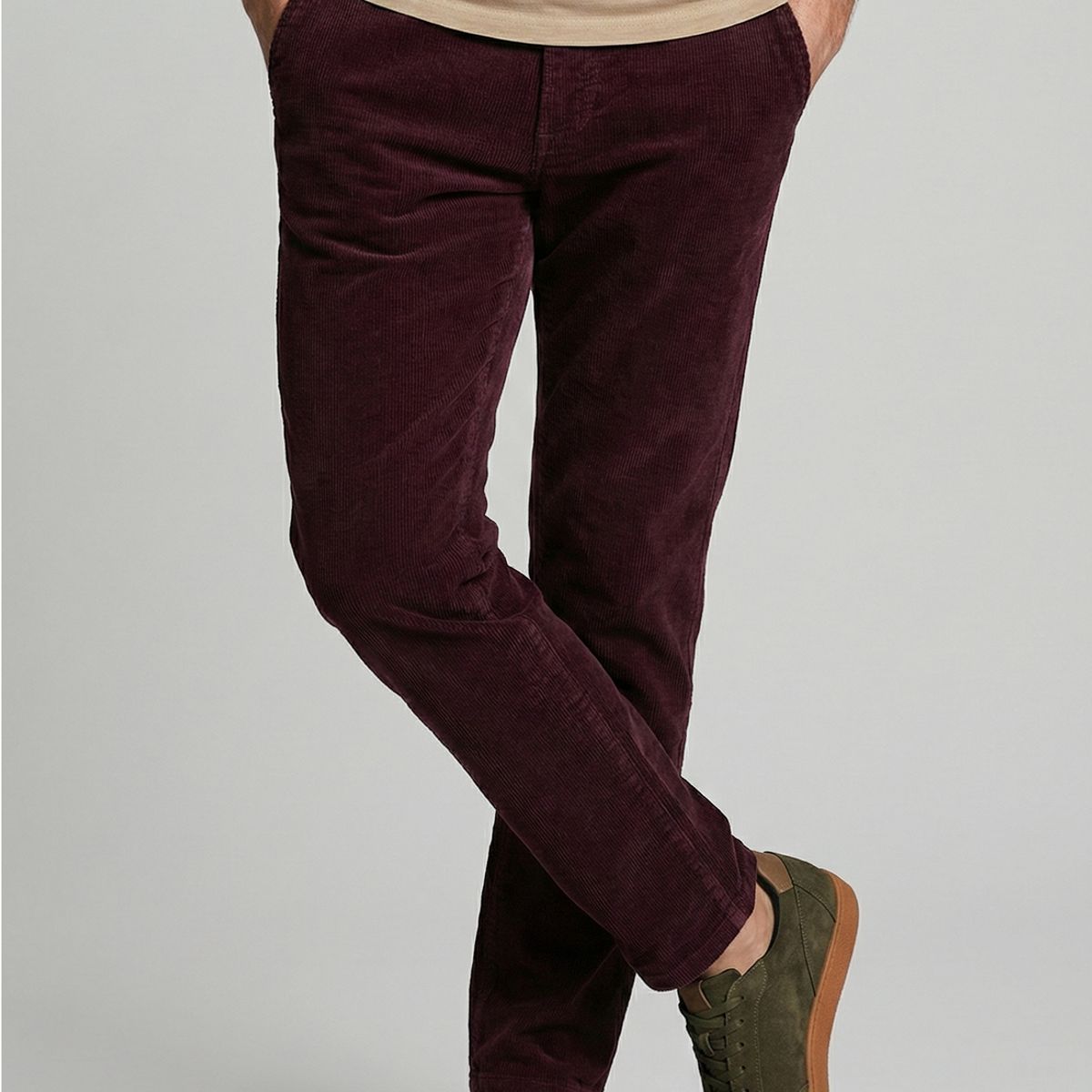 FEROUCH - Pantalon Camdem Burgundy Ferouch