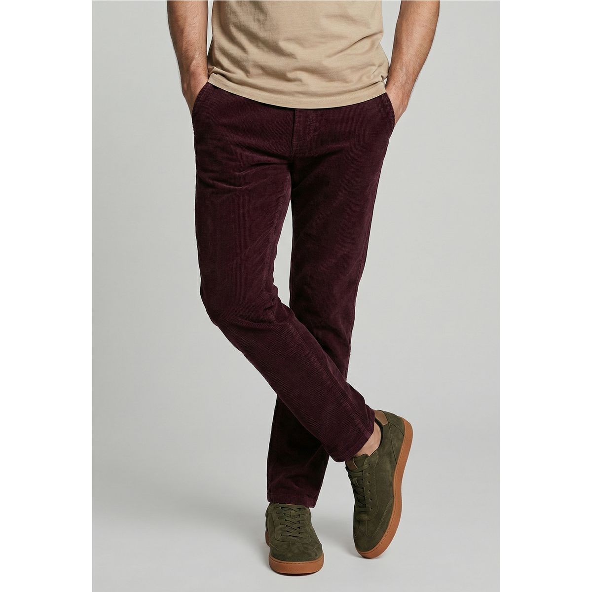 FEROUCH - Pantalon Camdem Burgundy Ferouch