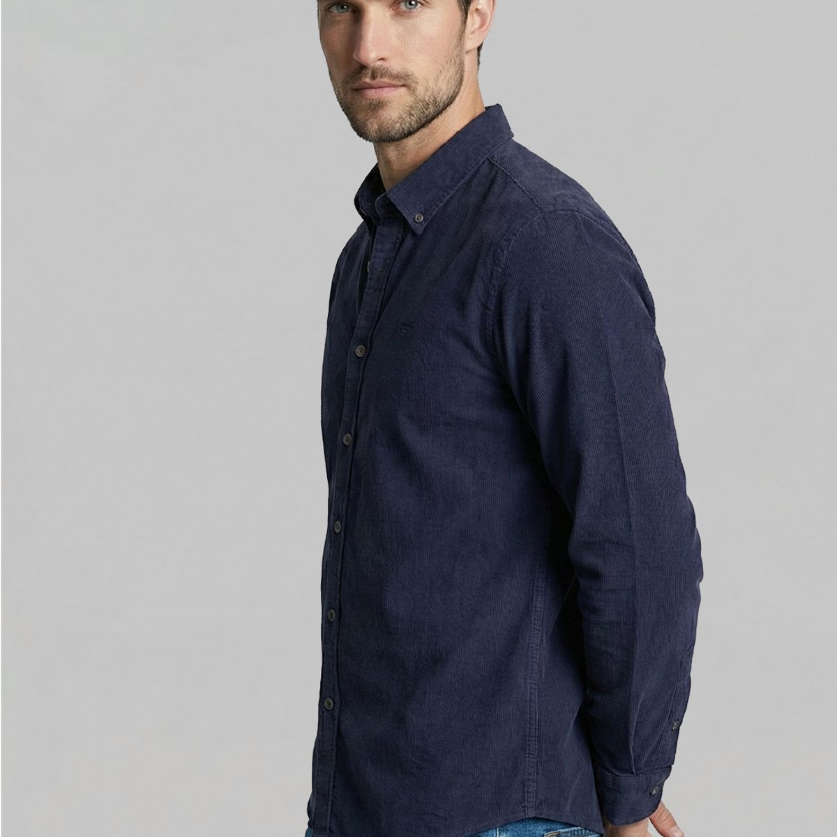 FEROUCH - Camisa Cotelé Cincinnati Navy Ferouch