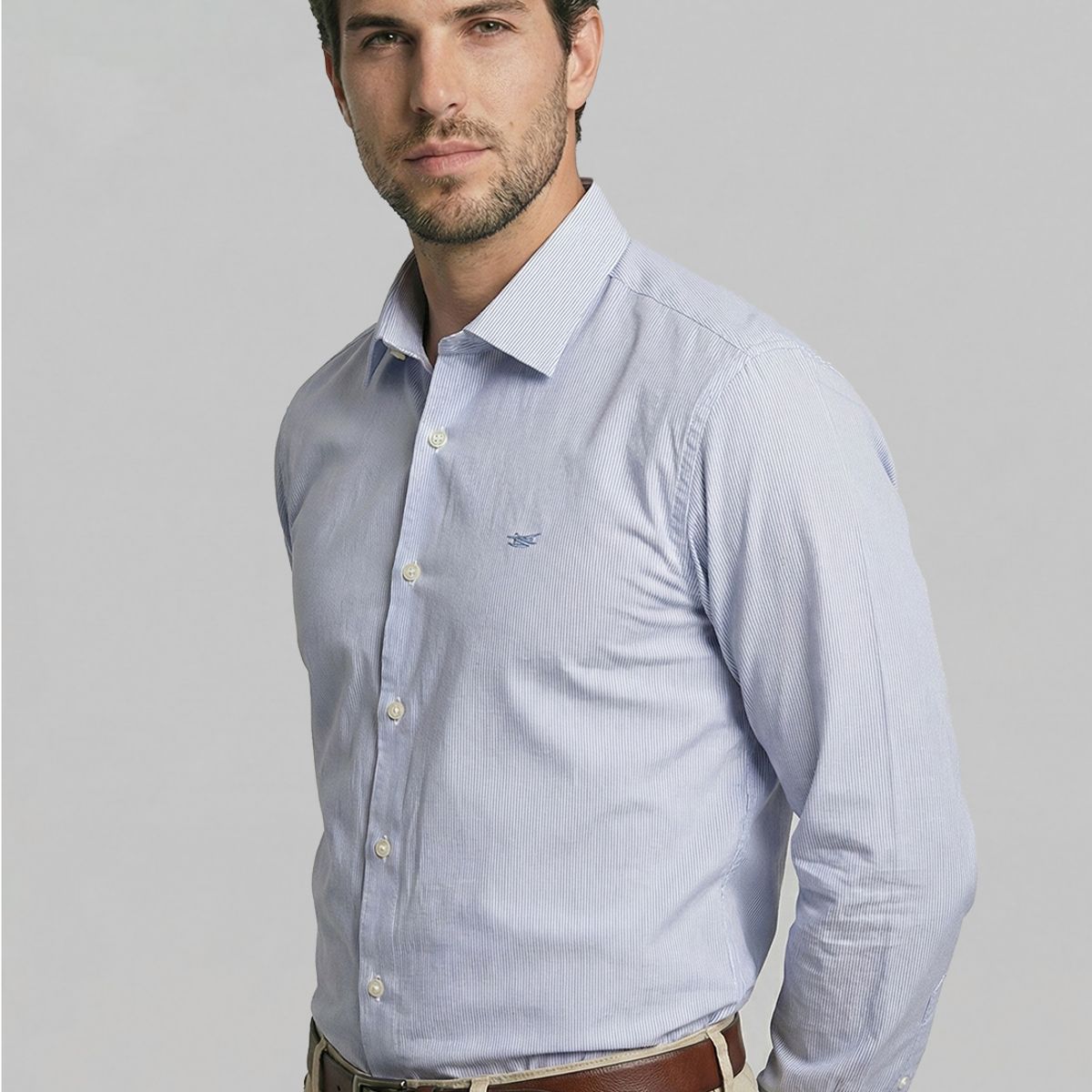FEROUCH - Camisa Smart Casual Calabasas Sky Ferouch