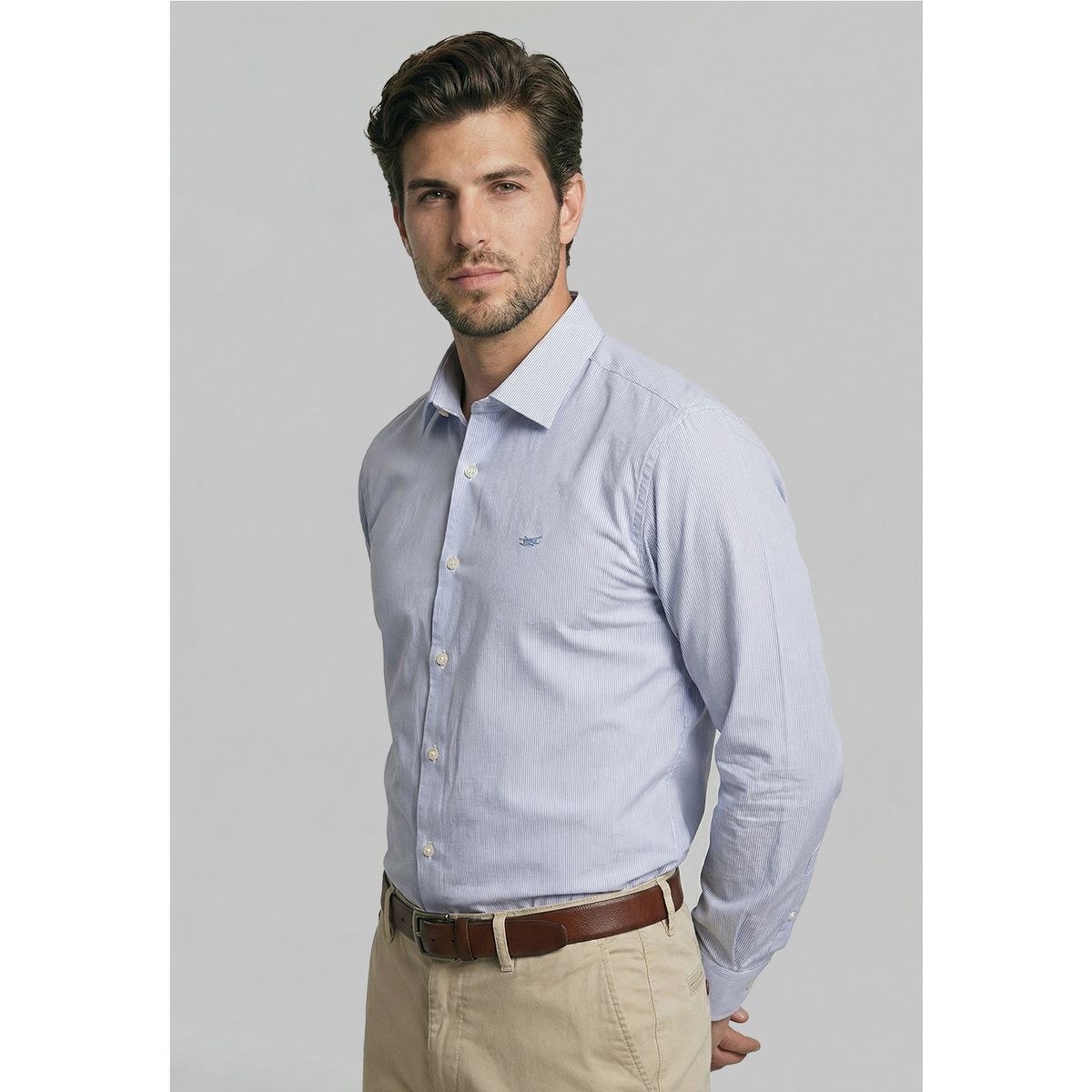 FEROUCH - Camisa Smart Casual Calabasas Sky Ferouch