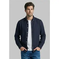 FEROUCH - Camisa Smart Casual Coventry Navy