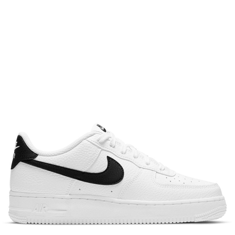 NIKE - Air Force 1 Zapatilla Urbana Niño Cuero Blanco Nike (34.5 a 37.5)
