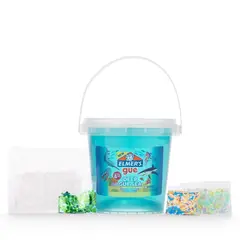 ELMERS - Balde de Slime Mar Profundo con 4 Complementos para Combinar