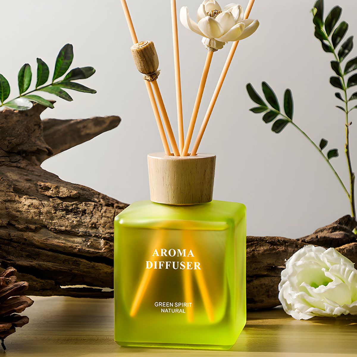 GENERICO - Fragancias Difusores Aromaticos Con 5 Varillas Ambientador 200 ml Citricos