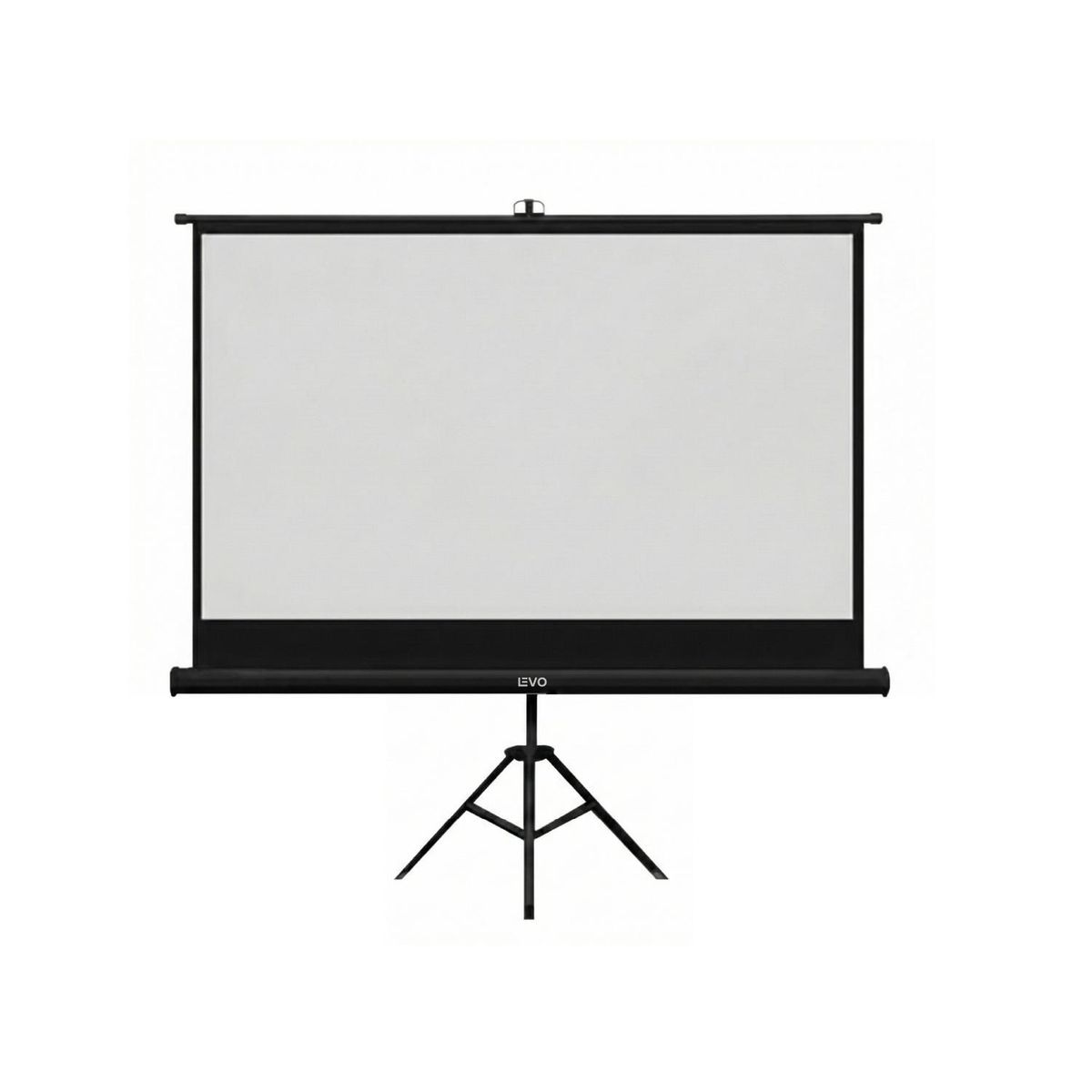 LEVO - Telón Proyector 80 pulgadas 165 x 125 cm Negro LEVO