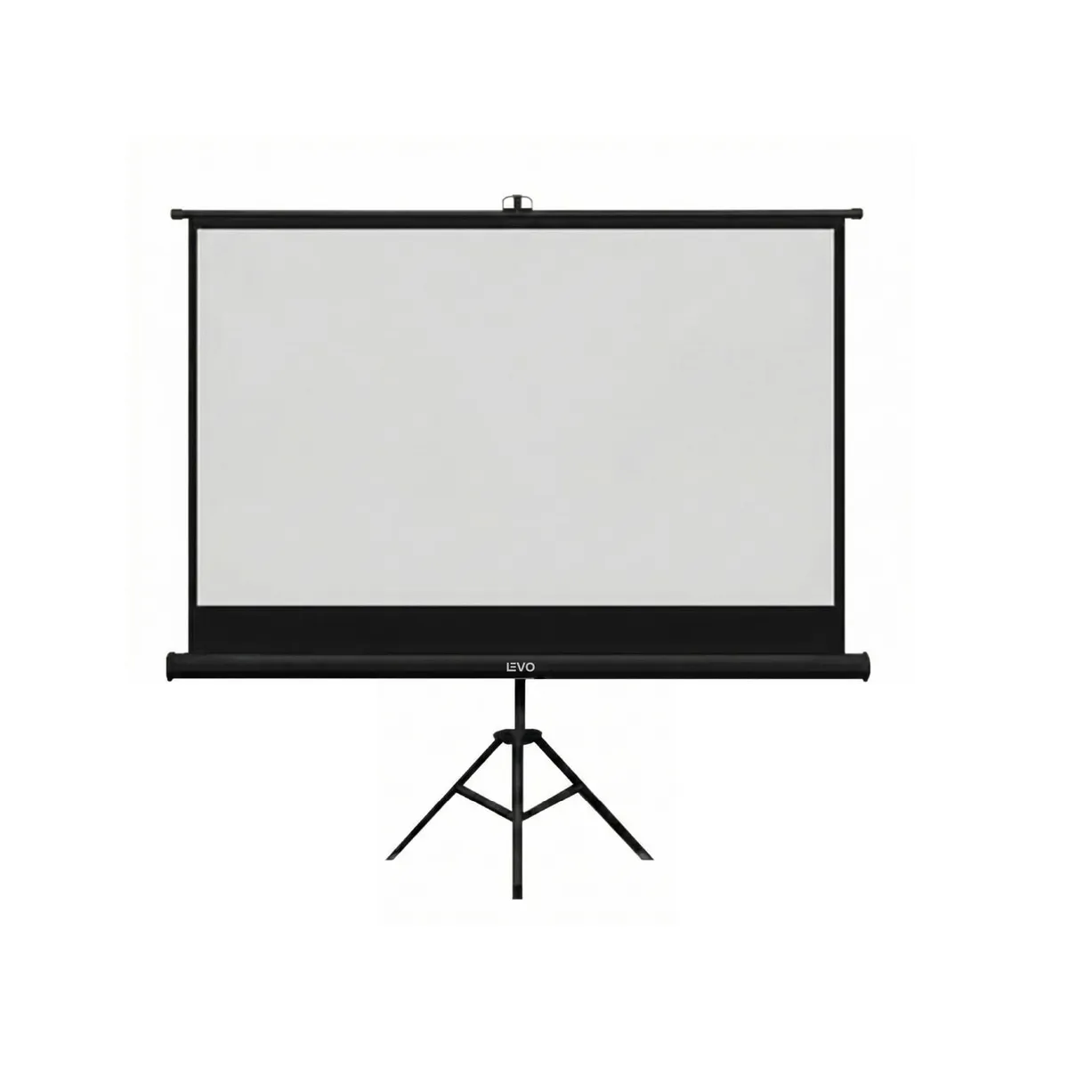 LEVO - Telón Proyector 80 pulgadas 165 x 125 cm Negro LEVO