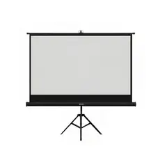 LEVO - Telón Proyector 80 pulgadas 165 x 125 cm Negro