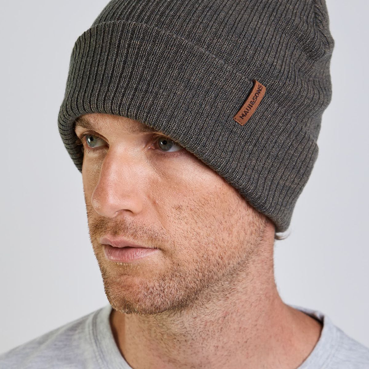 MAUI AND SONS - Gorro Cuff Verde Hombre Maui And Sons