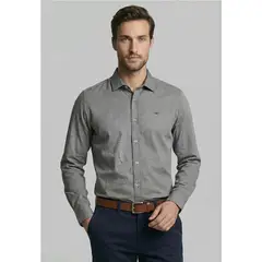 FEROUCH - Camisa Smart Casual Concordia Black