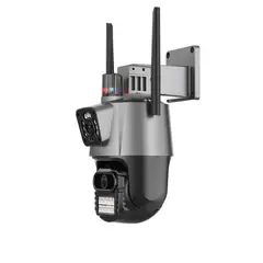GENERICO - Cámara De Seguridad Pro Jortan Jt-9687 Monitoreo Dual 360° Negro
