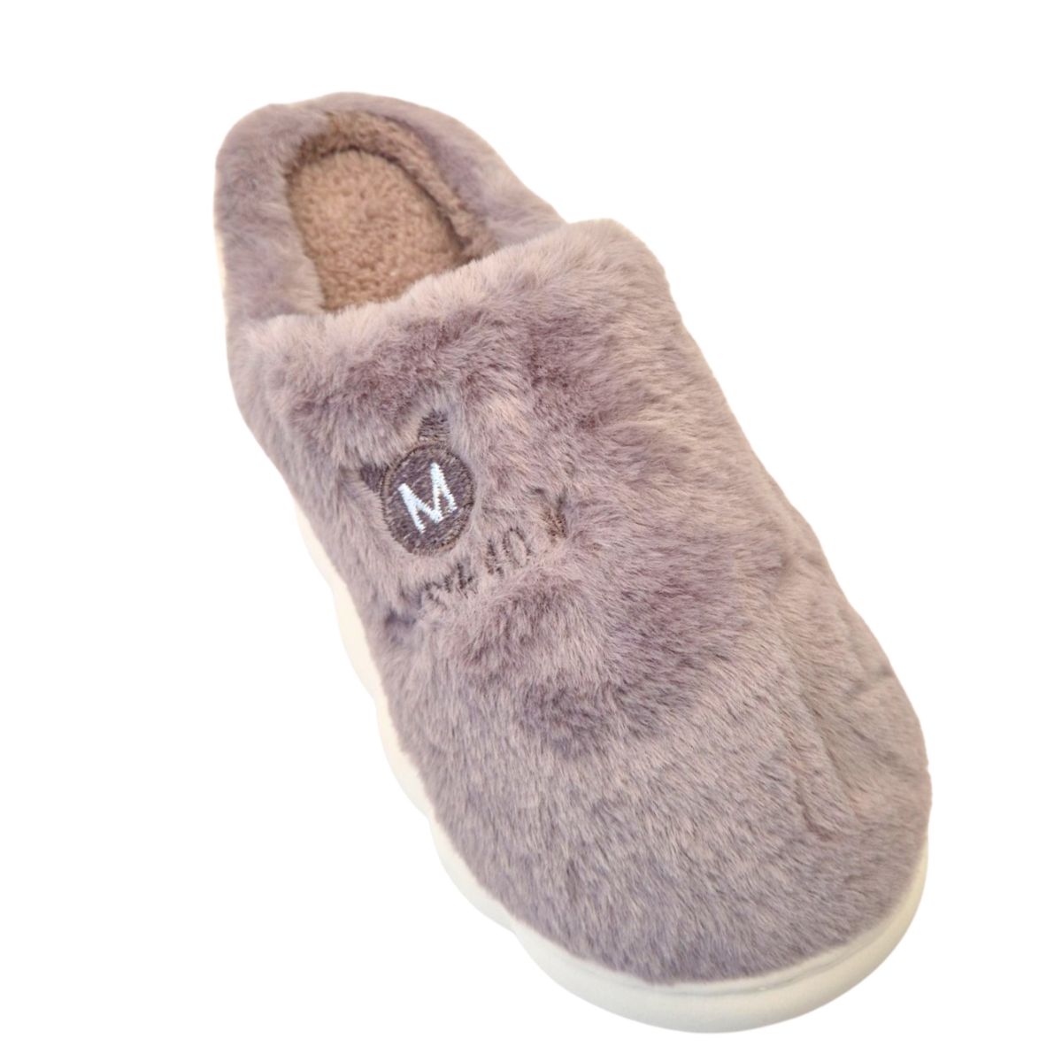 LIKE SHOP - Pantufla Hombre Zapato Descanso Peluche Suela Confortable 0632