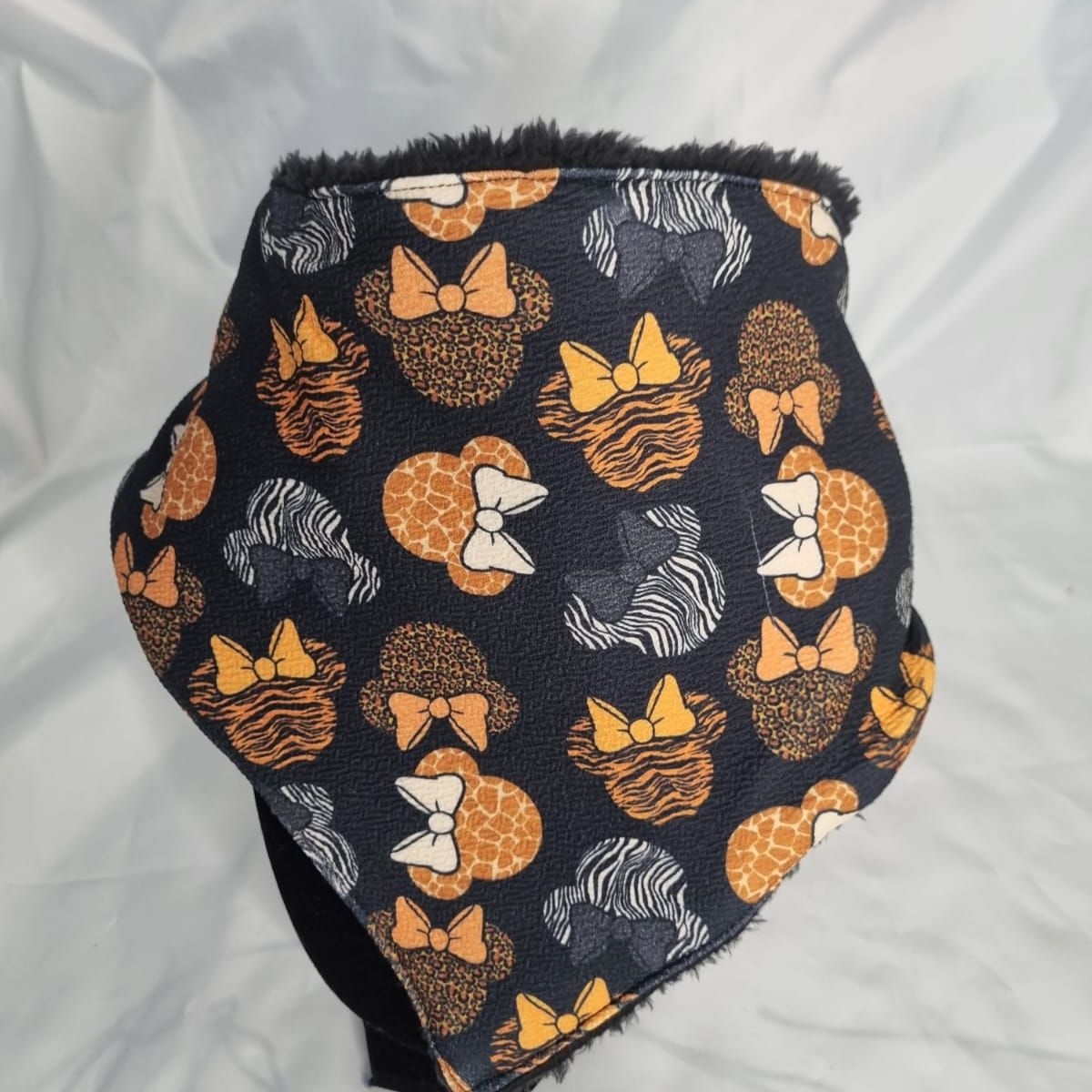 EL ESPACIO DE TOMMY - Bandana infantil invierno animal print negro