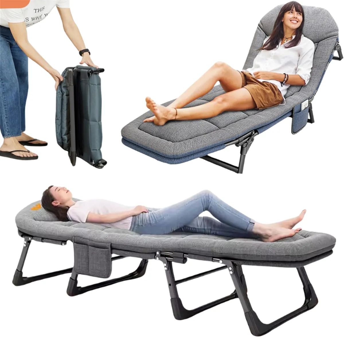 GENERICO - Cama De Camping Plegable Portatil