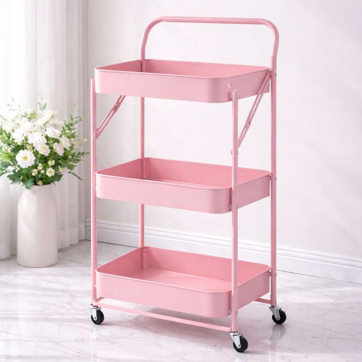 GENERICO - Carrito de Almacenamiento Organizador Plegable