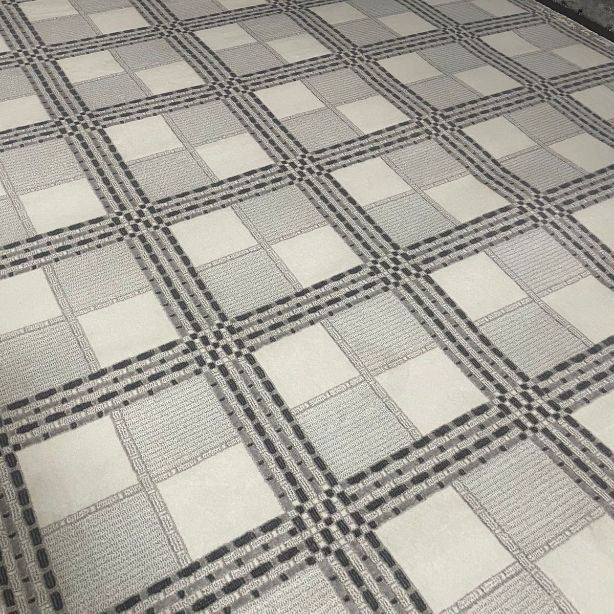 GENERICO - Alfombra 150X220 Moderna Gris 4