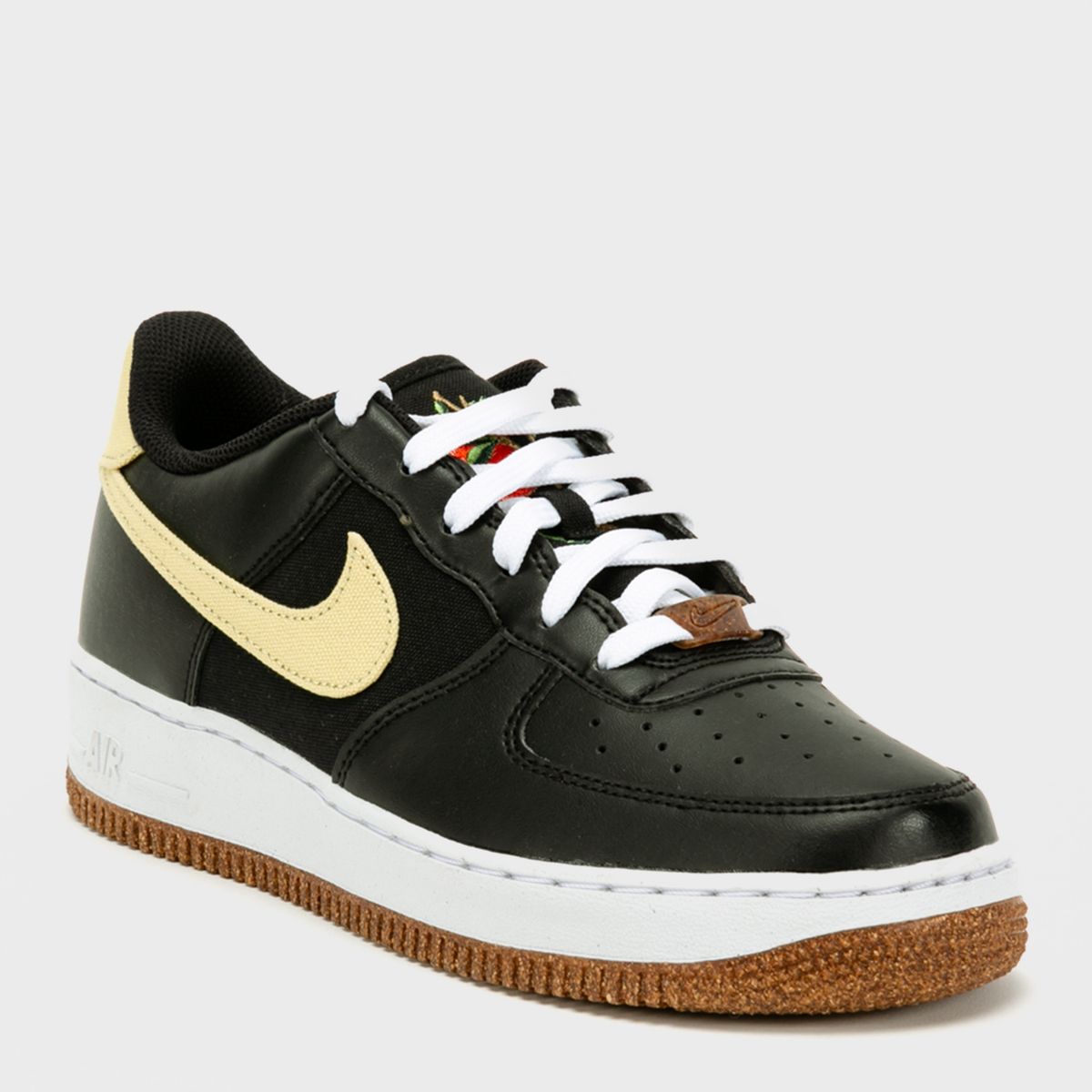 NIKE - Air Force 1 Lv8 (Gs) Zapatilla Urbana Niña Negra