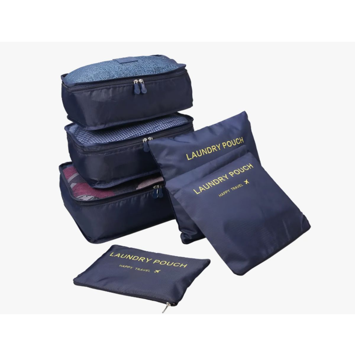 GENERICO - Set 6 Organizadores Equipaje Maleta Bolso Organizador Viaje