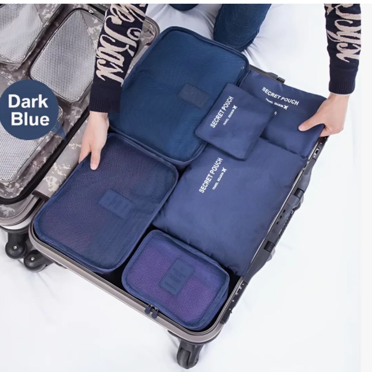 GENERICO - Set 6 Organizadores Equipaje Maleta Bolso Organizador Viaje