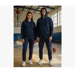 AGW - Pack 2 Conjuntos Buzo+poleron Azul Marino Escolar