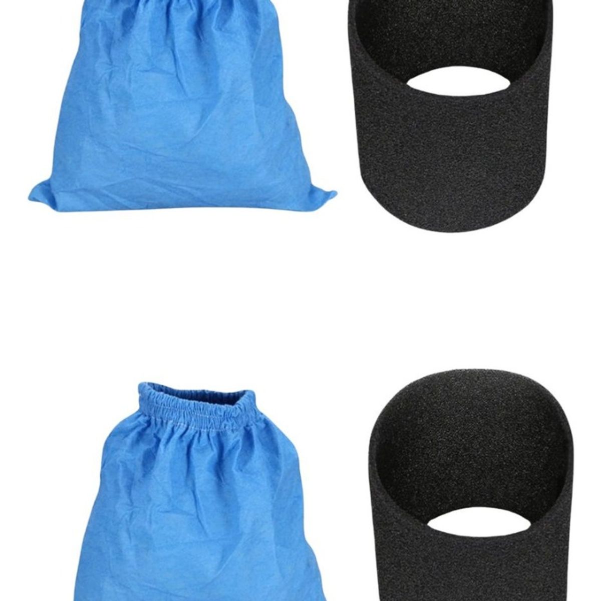 GENERICO - Filtros Repuesto Aspiradora Einhell Tambor 2 Negro + 2 Azul