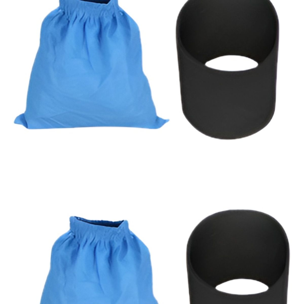 GENERICO - Filtros Repuesto Aspiradora Einhell Tambor 2 Negro + 2 Azul