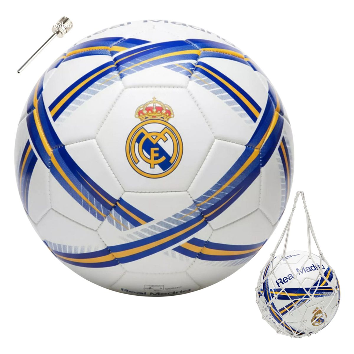 DRB - Balon Futbol Pelota Futbol T5 Real Madrid Drb Bote Alto Camp