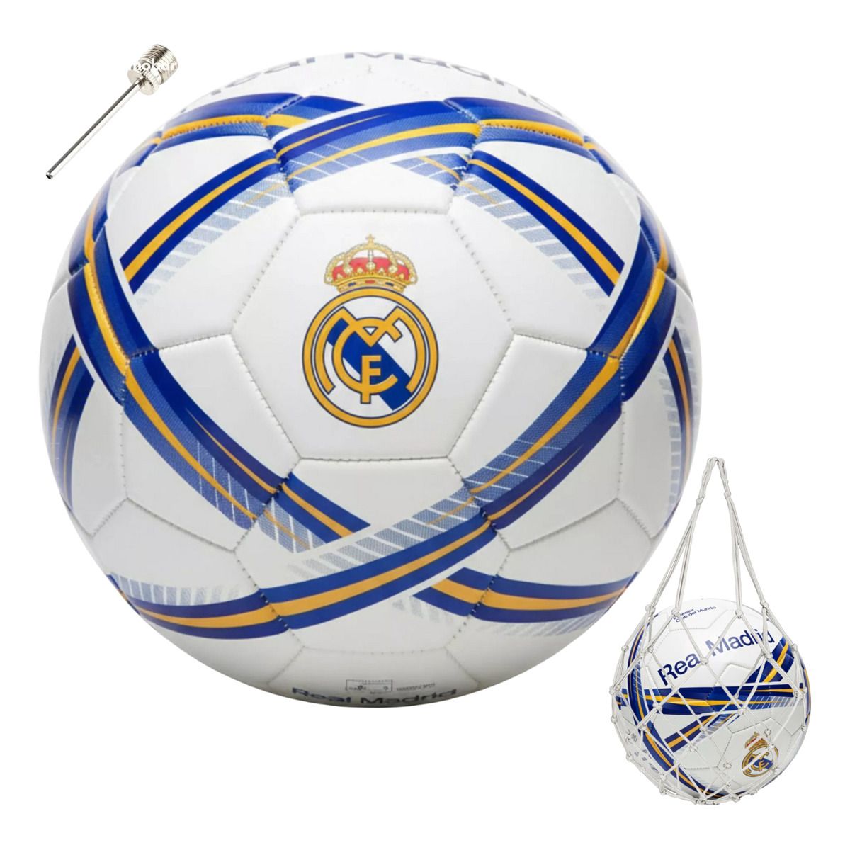 DRB - Balon Futbol Pelota Futbol T5 Real Madrid Drb Bote Alto Camp
