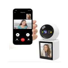 GENERICO - Cámara Video Seguridad Wifi Videollamada Bidireccional 1080p Blanco