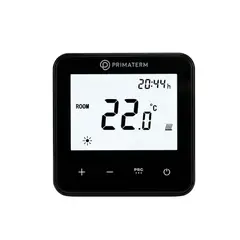 PRIMATERM - Termostato Inteligente Programable 3600w Wifi Negro