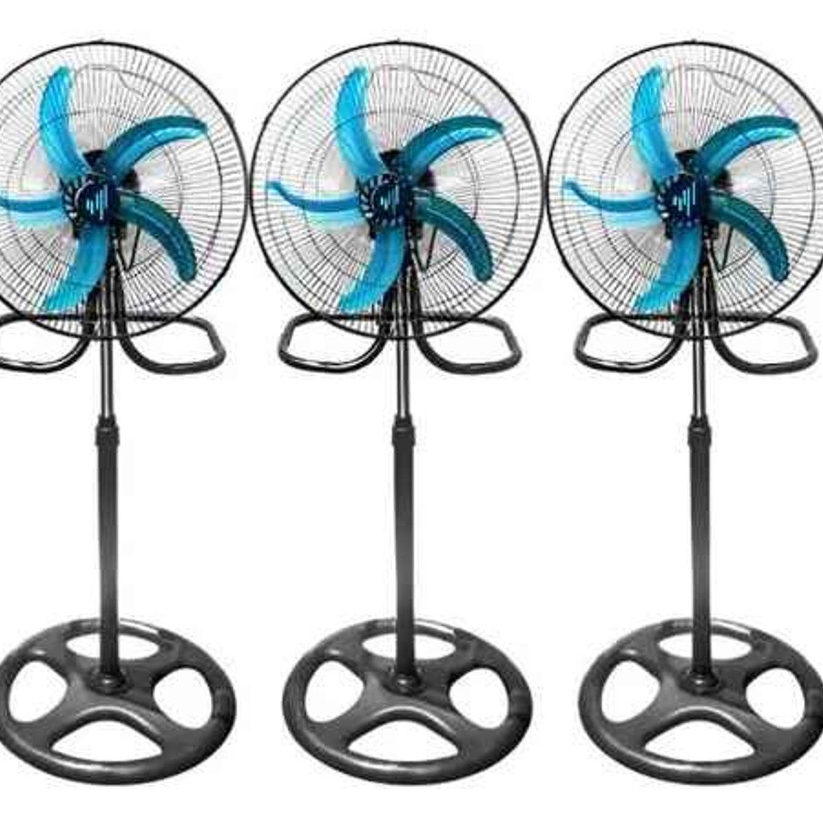 GENERICO - Ventilador De Piso 4 Unidades Ventilador Pedestal 18 Pulgadas Ventilador 3 Velocidades