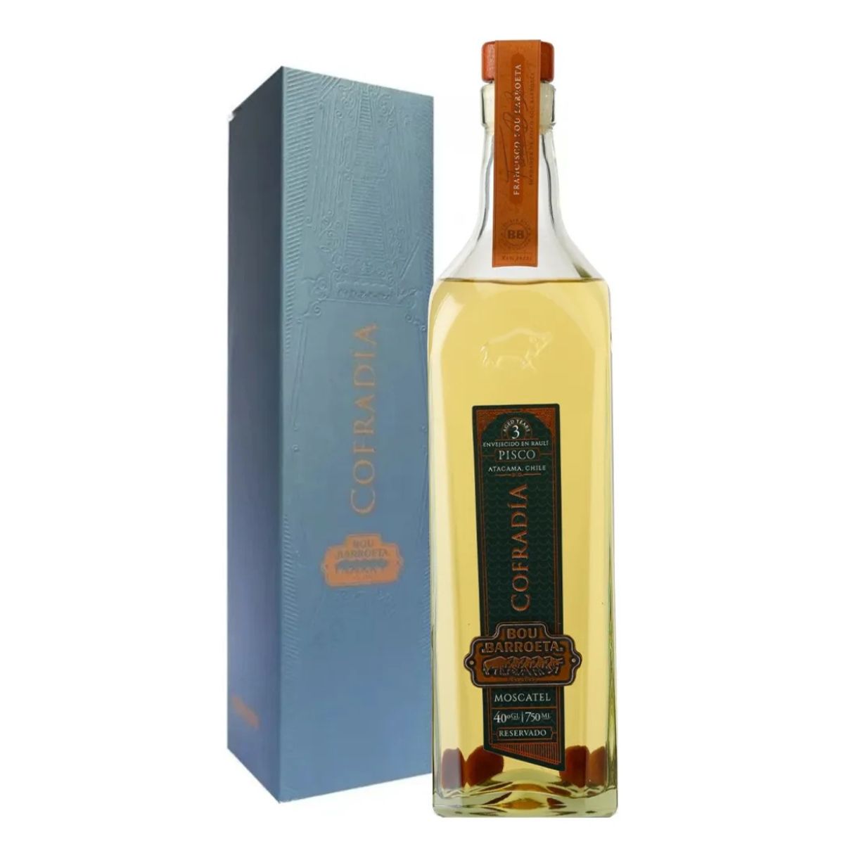 BOU - Pisco Bou Barroeta Cofradía 40º 750ml