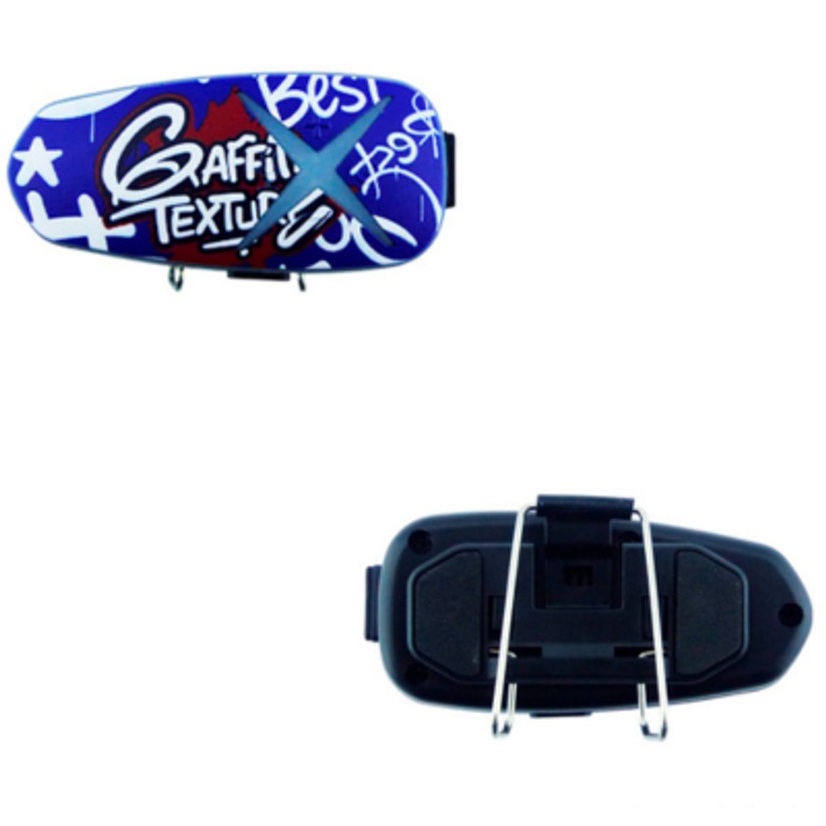 GENERICO - Bluetooth Para Casco Modelo K15 GRAFFITI Con Luz Y Recargable