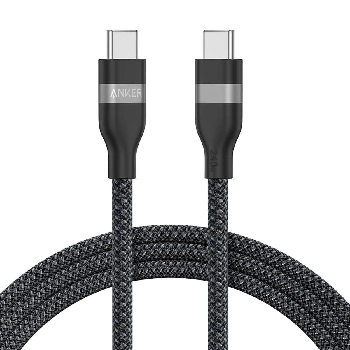 ANKER - Cable USB-C a USB-C Anker Carga Rápida 240W 1m Negro